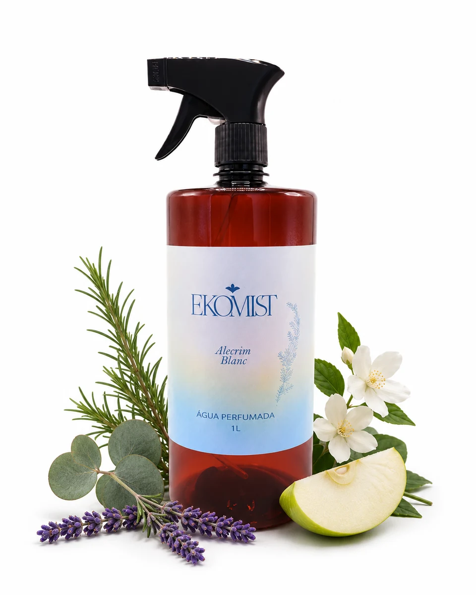 Água Perfumada Spray para Tecidos EKOMIST - Alecrim Blanc - 1L