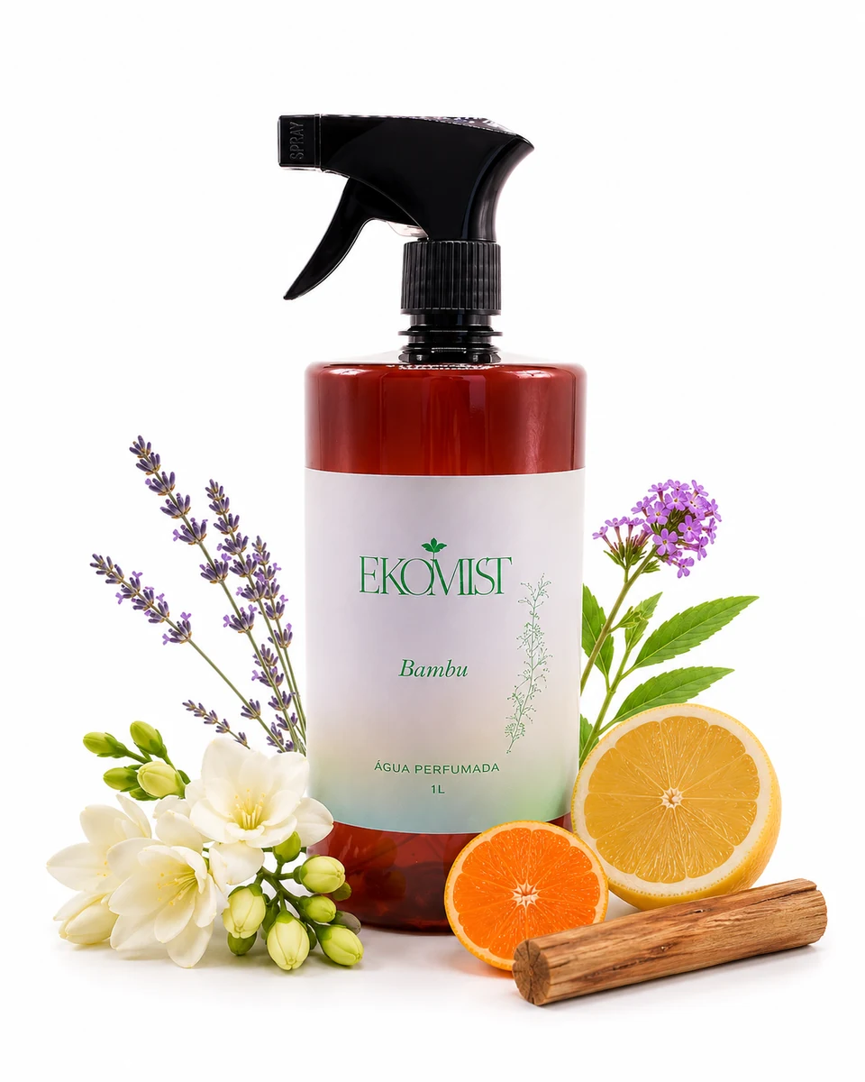 Água Perfumada Spray para Tecidos EKOMIST - Bambu - 1L