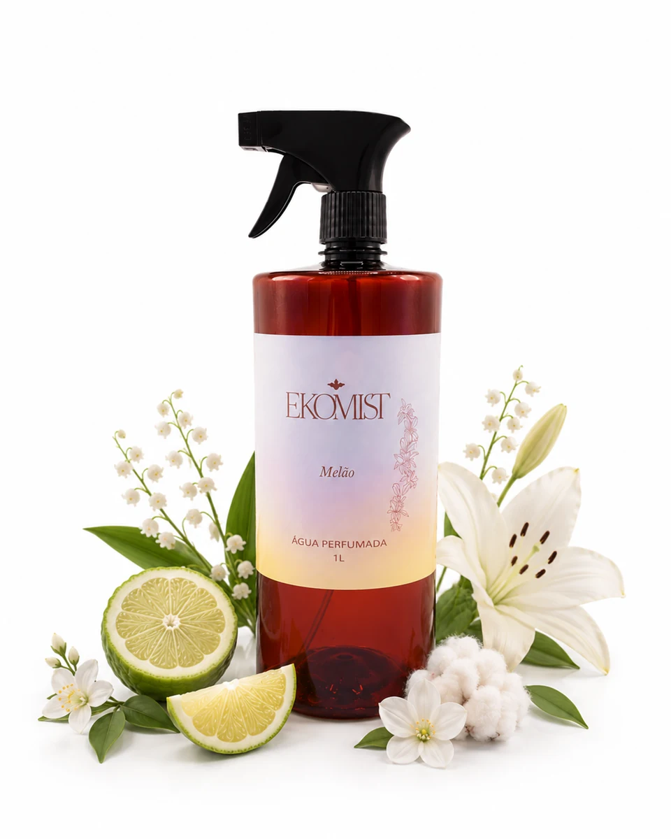 Água Perfumada Spray para Tecidos EKOMIST - Melao - 1L