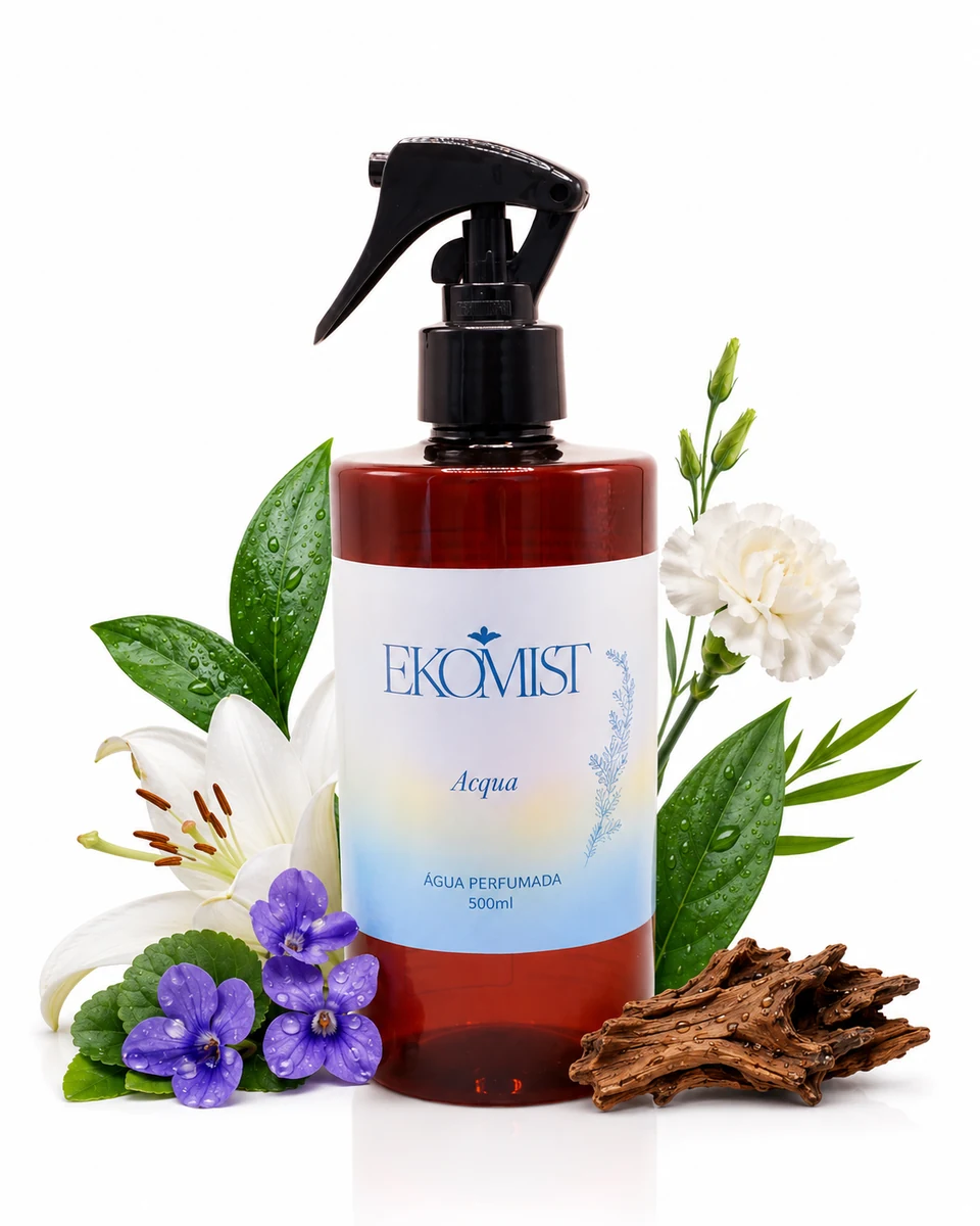 Água Perfumada Spray para Tecidos EKOMIST - Acqua - 500ML