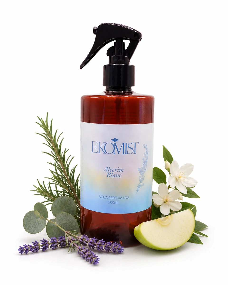 Água Perfumada Spray para Tecidos EKOMIST - Alecrim Blanc - 500ML