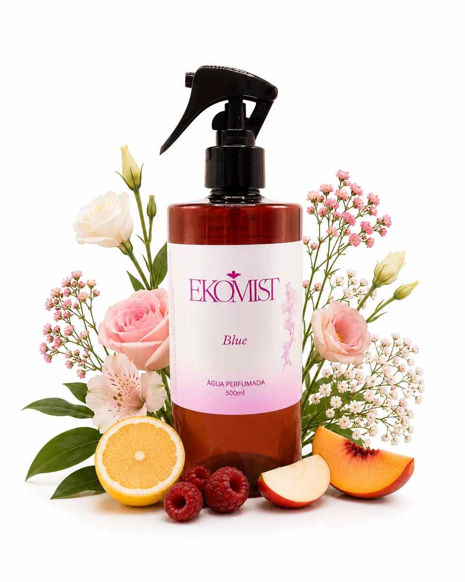 Água Perfumada Spray para Tecidos EKOMIST - Blue - 500ML