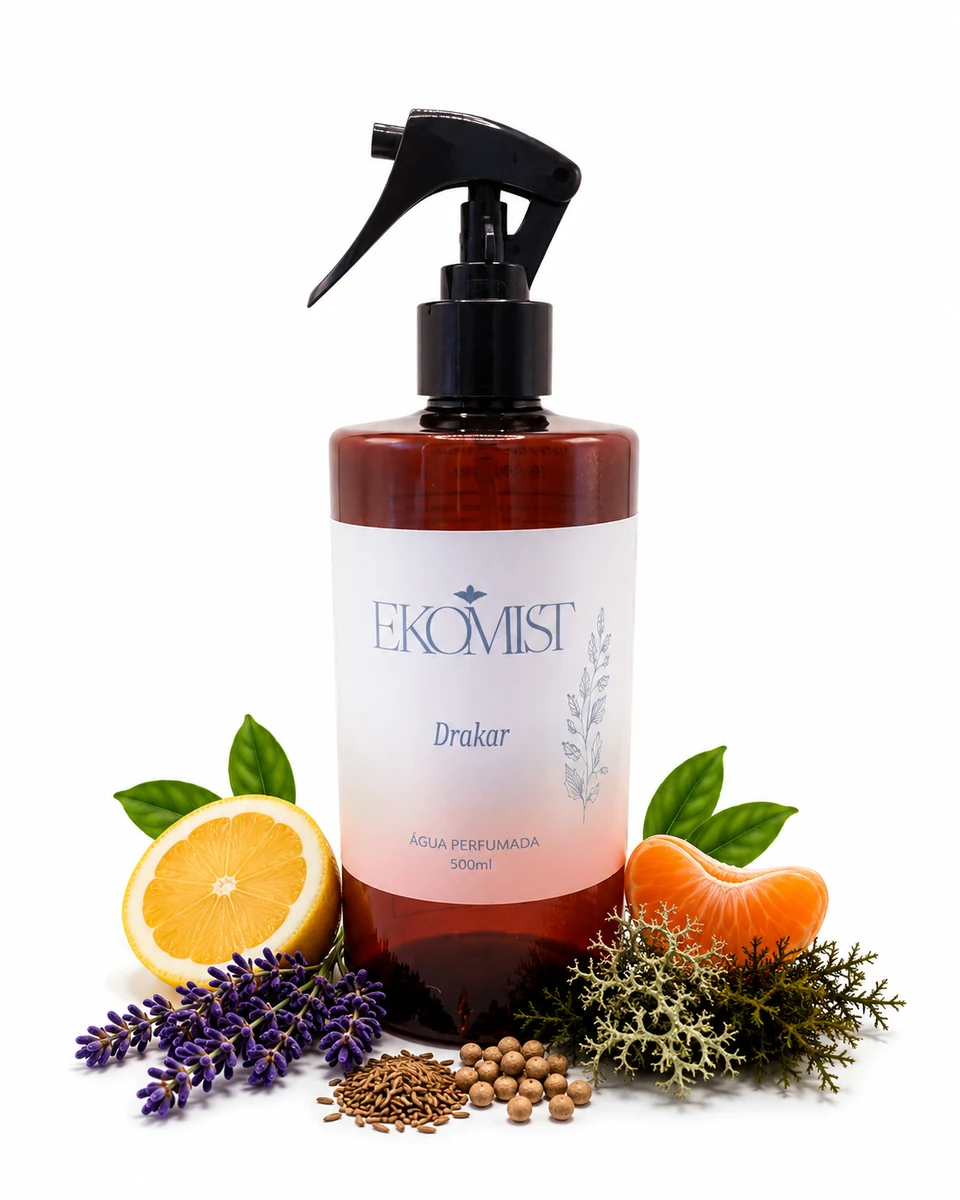 Água Perfumada Spray para Tecidos EKOMIST - Drakar - 500ML