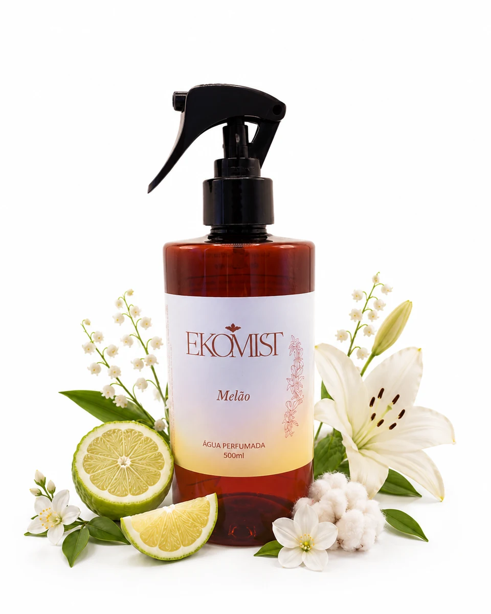 Água Perfumada Spray para Tecidos EKOMIST - Melao - 500ML