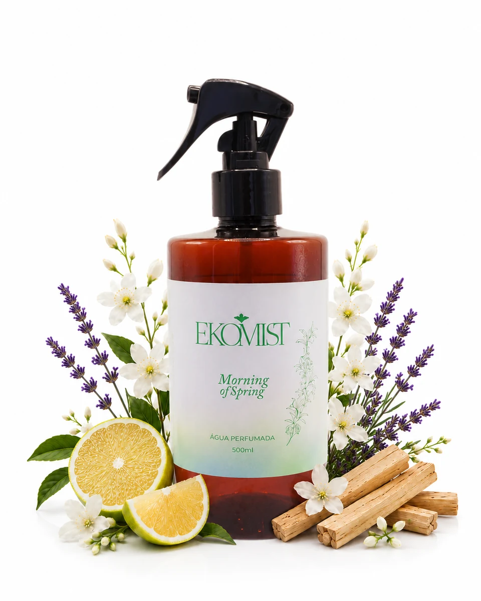 Água Perfumada Spray para Tecidos EKOMIST - Morning Of Spring - 500ML
