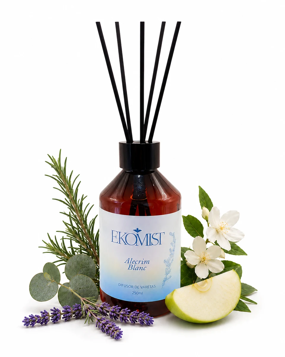 Difusor de Varetas EKOMIST - Alecrim Blanc - 250ML