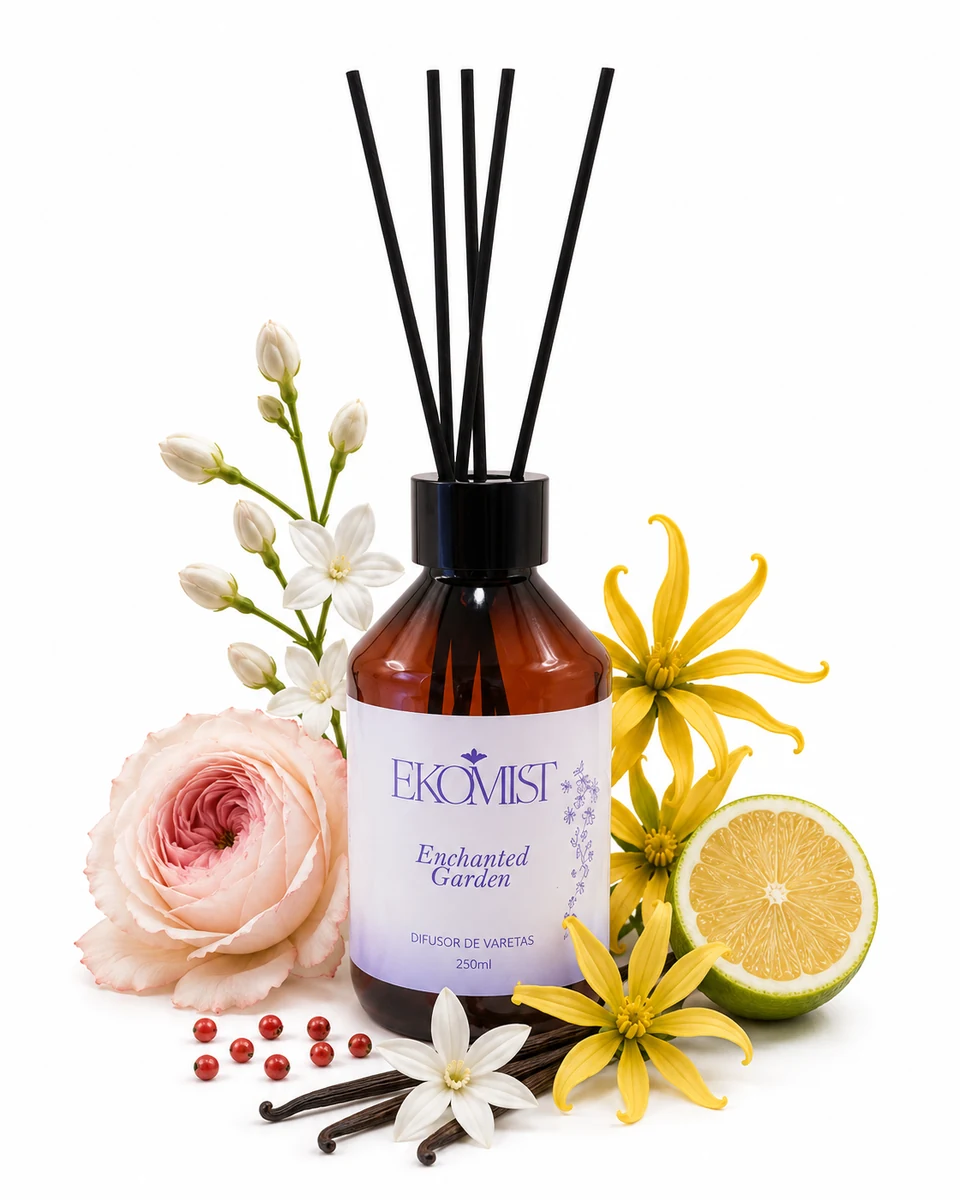 Difusor de Varetas EKOMIST - Enchanted Garden - 250ML