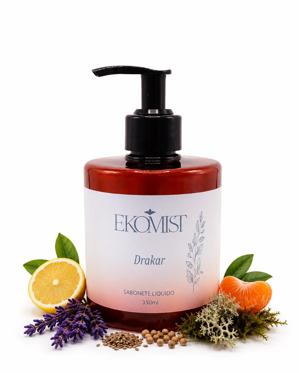 Sabonete Líquido Perfumado EKOMIST - Drakar - 350ML