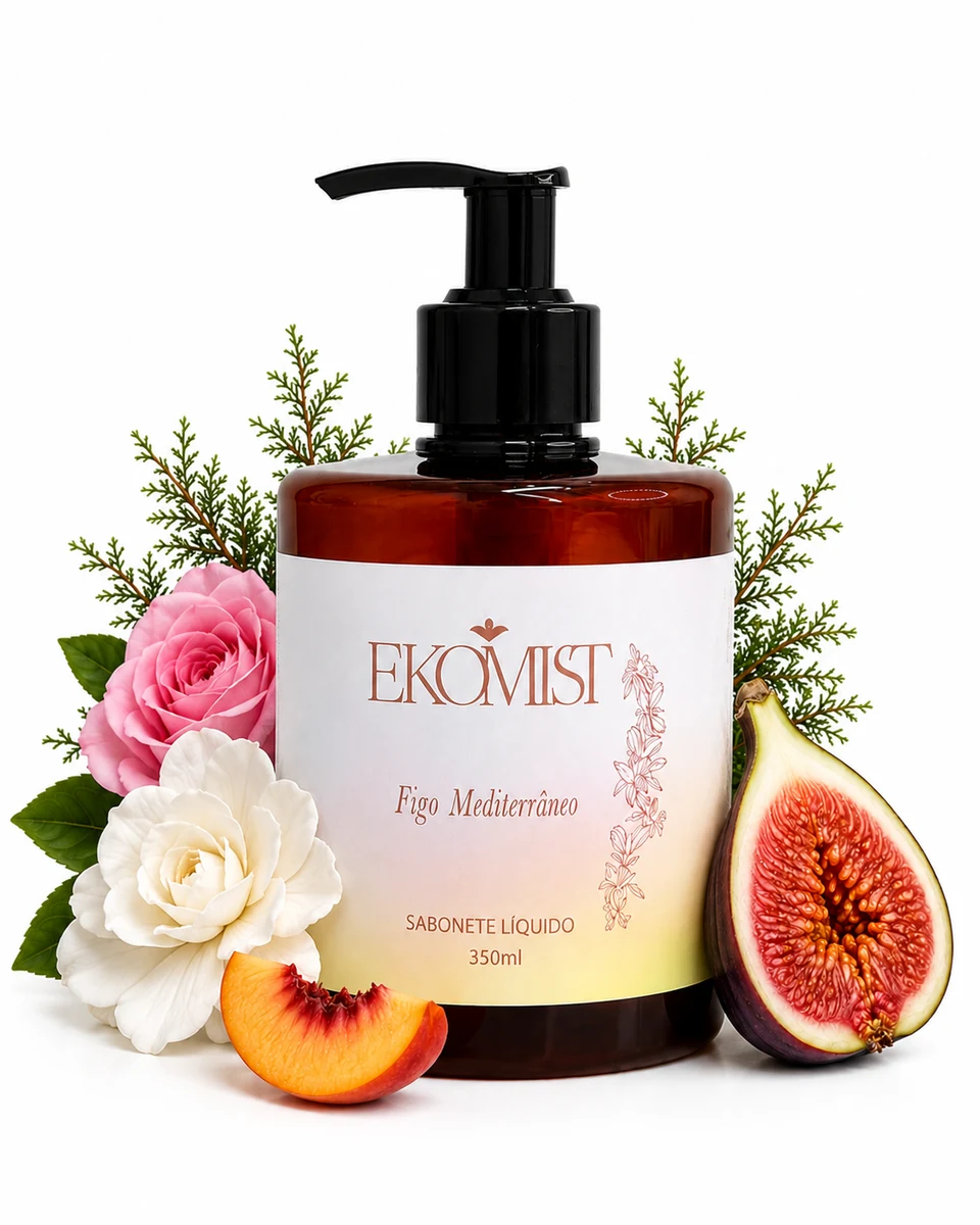 Sabonete Líquido Perfumado EKOMIST - Figo Mediterraneo - 350ML