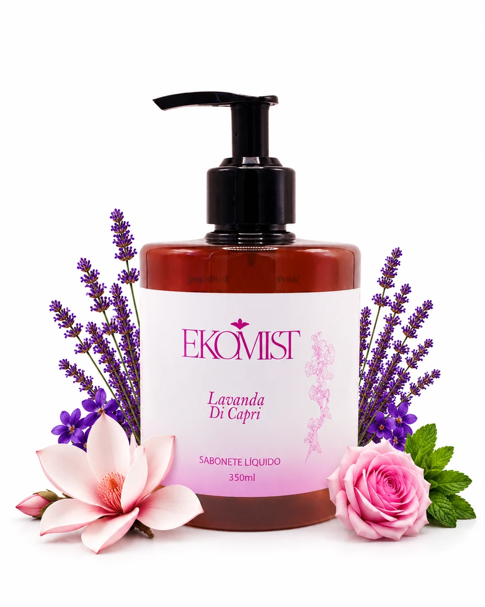 Sabonete Líquido Perfumado EKOMIST - Lavanda Di Capri - 350ML