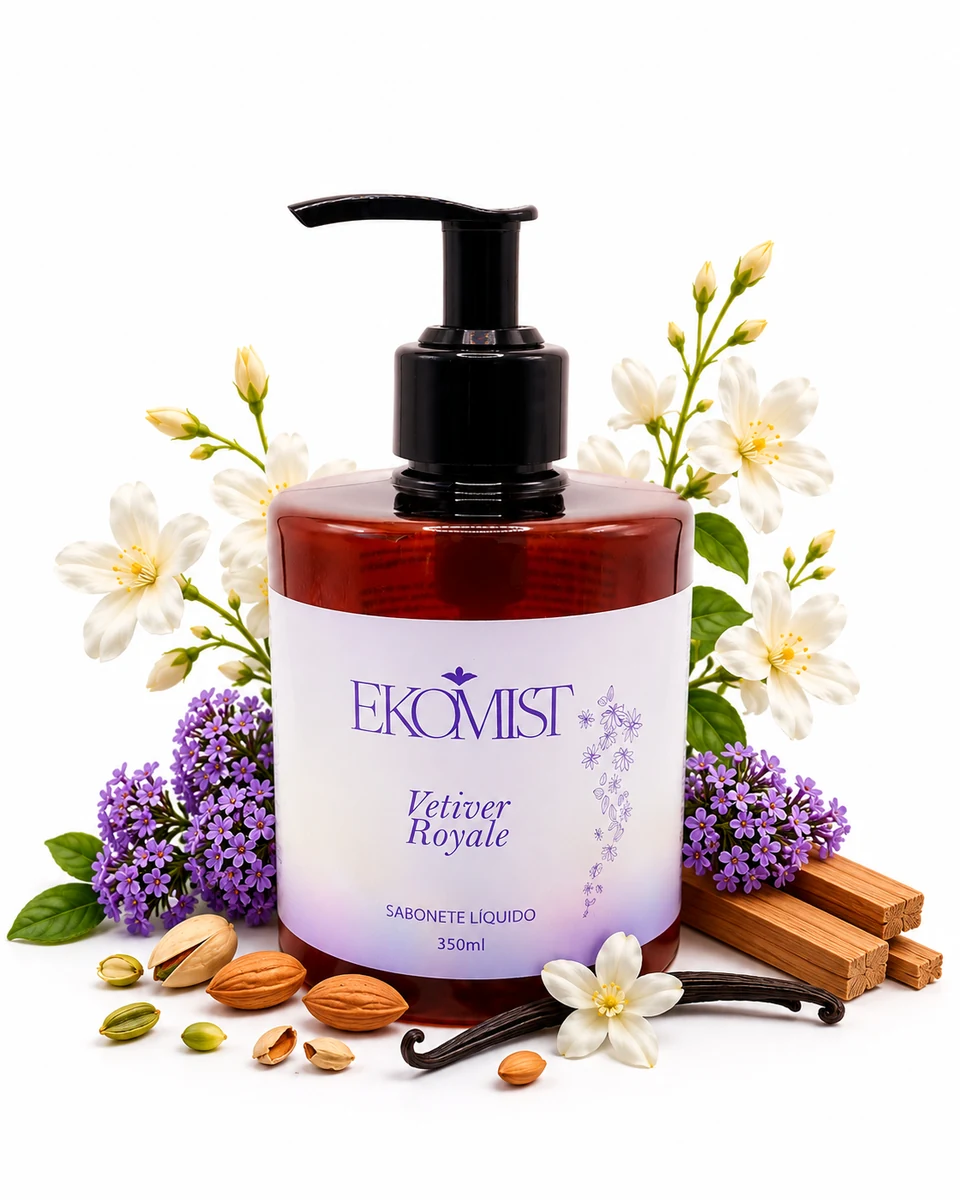 Sabonete Líquido Perfumado EKOMIST - Vetiver Royale - 350ML