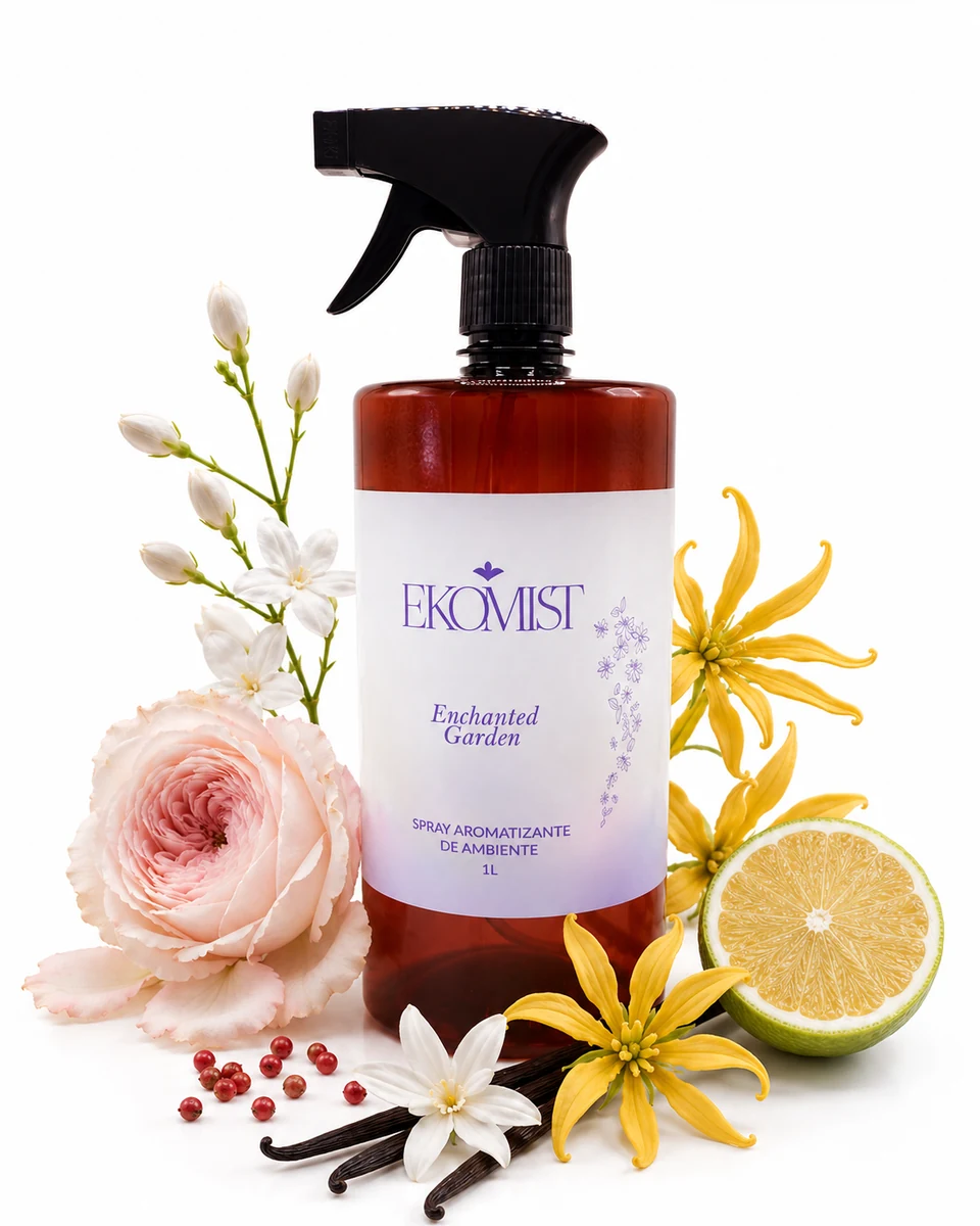 Spray Aromatizante para Ambiente EKOMIST - Enchanted Garden - 1L
