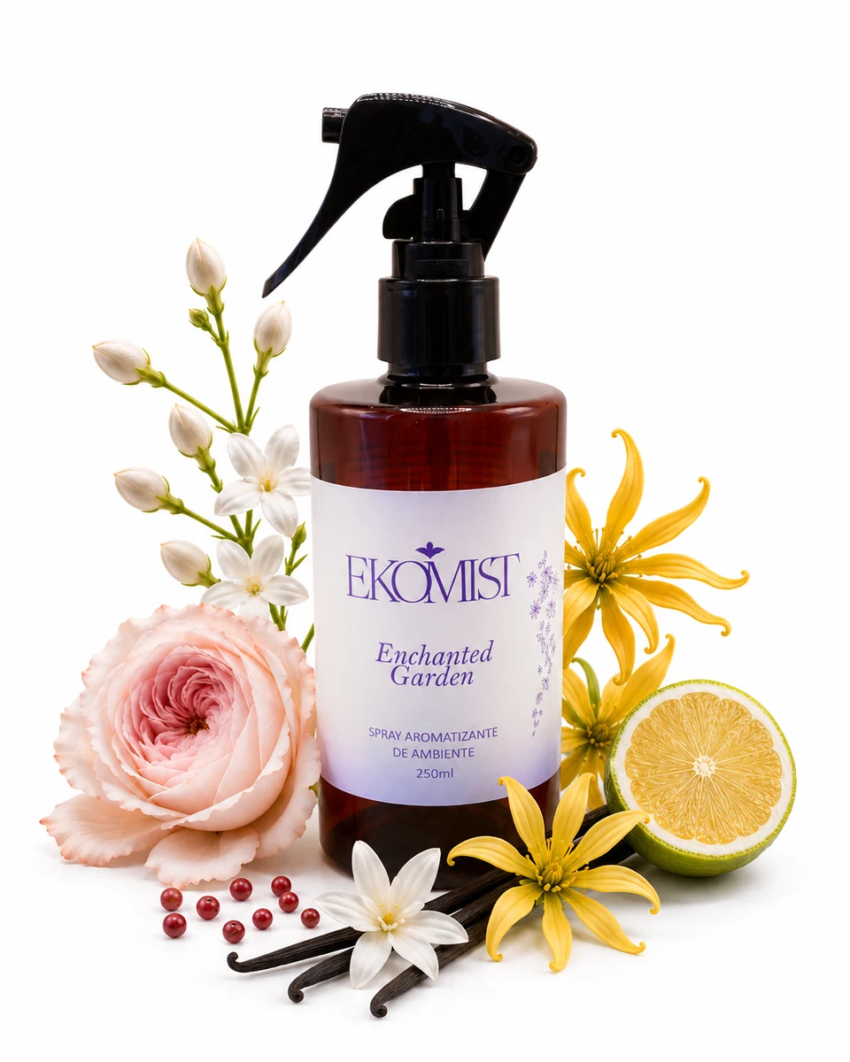 Spray Aromatizante para Ambiente EKOMIST - Enchanted Garden - 250ML