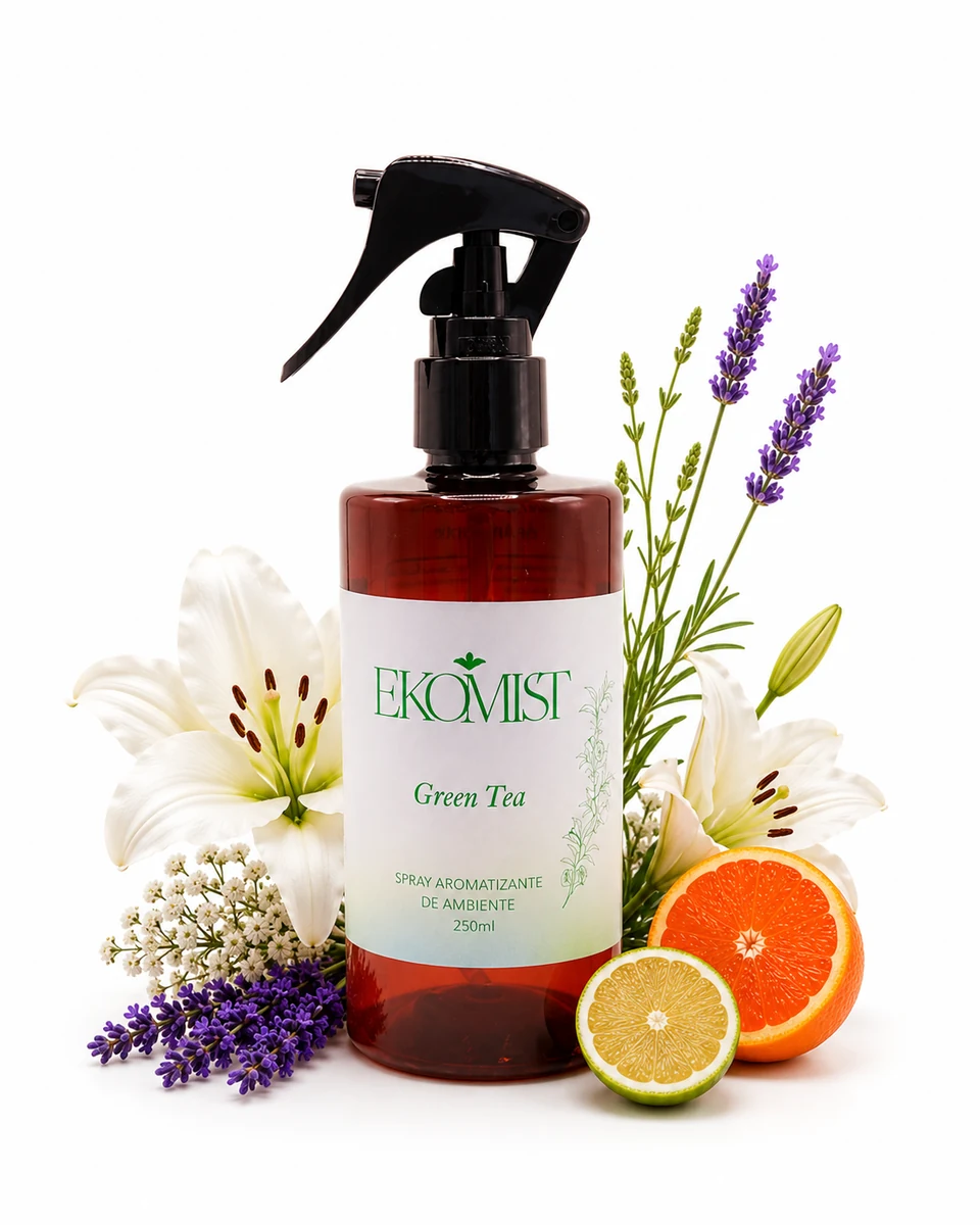 Spray Aromatizante para Ambiente EKOMIST - Green Tea - 250ML