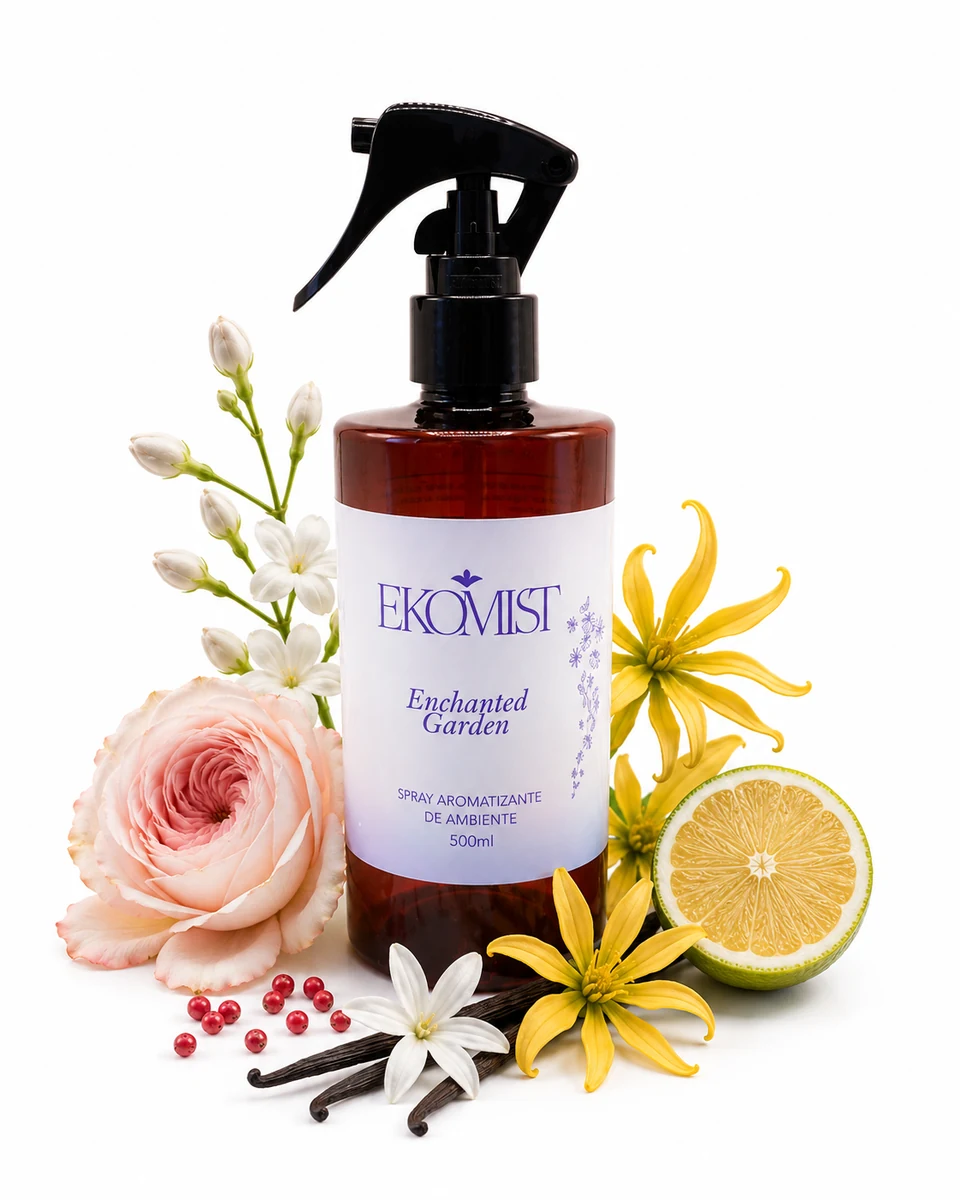 Spray Aromatizante para Ambiente EKOMIST - Enchanted Garden - 500ML