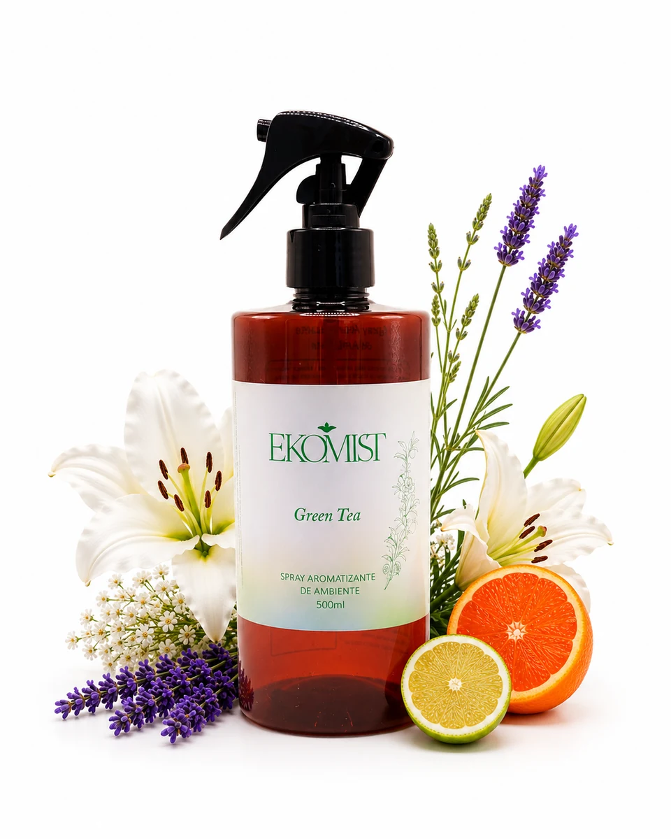 Spray Aromatizante para Ambiente EKOMIST - Green Tea - 500ML