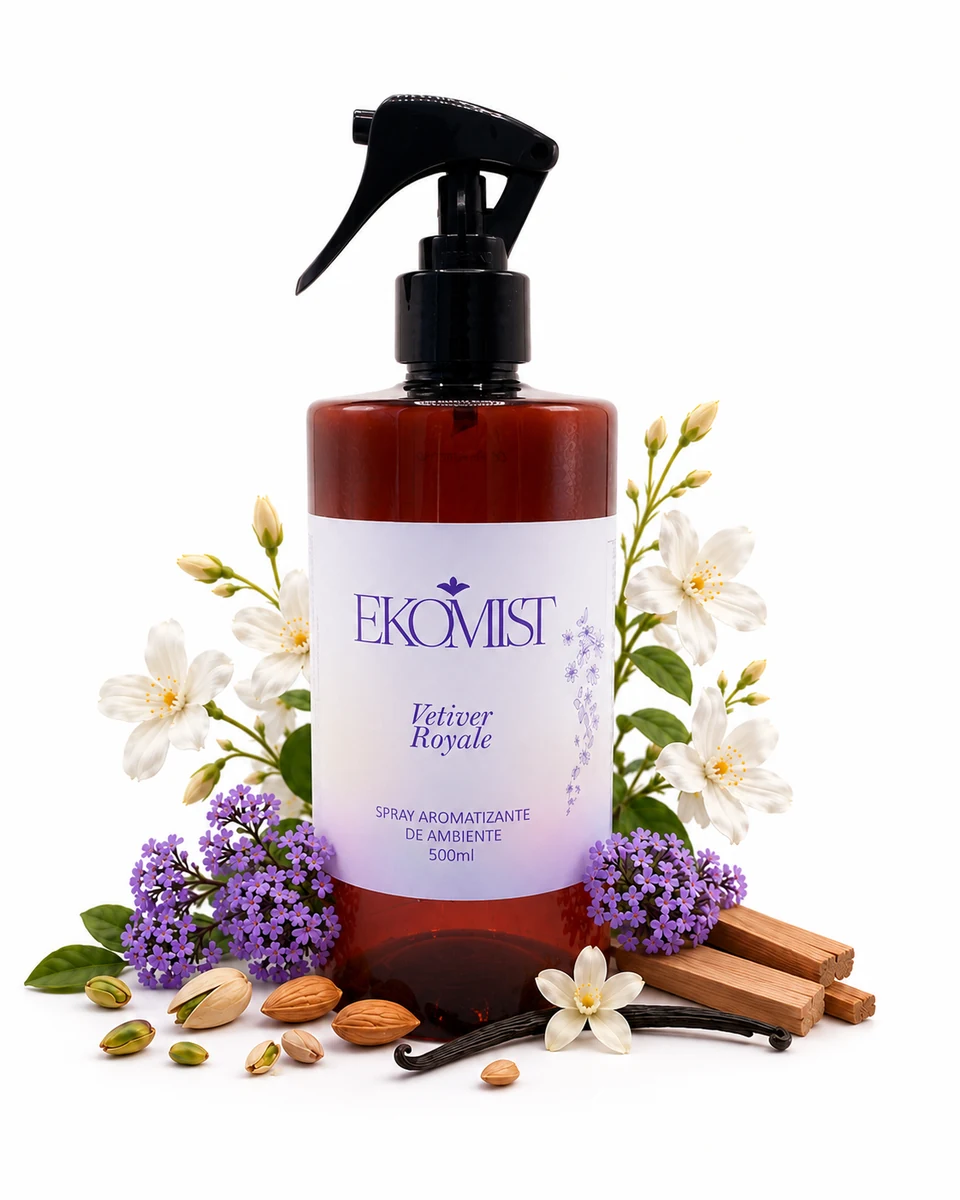 Spray Aromatizante para Ambiente EKOMIST - Vetiver Royale - 500ML
